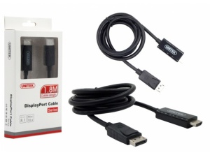 Cable Displayport ---> HDMI 1.8m Unitek (Y5118CA)