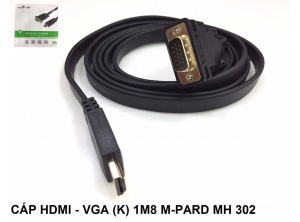Cable chuyển HDMI ---> Vga M-Pard MH302 1.8m