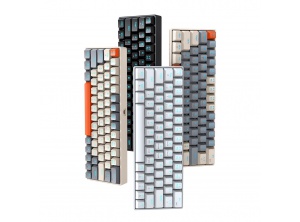 Keyboard ko dây T-Wolf T30 Black/White/Gray Cream Chính hãng (Phím cơ, 63 key, Blue Switch, 22 chế độ Led, Pin sạc, Bluetooth, Wireless 2.4GHz)